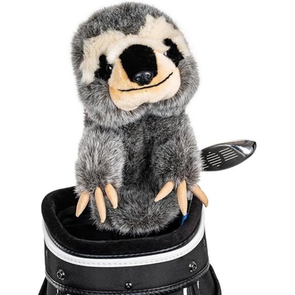 Sloth Golf Driver Headcover | Premium Driver Headcovers | Funny Golf Club Covers - Picture 7 of 7